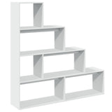 Vidaxl kamerscherm boekenkast 4-laags 143,5x29x143,5 cm hout wit