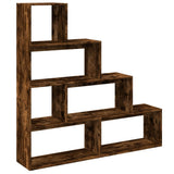 Vidaxl kamerscherm boekenkast 143,5x29x143,5 cm hout gerookt eiken