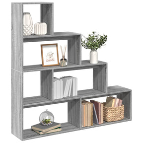 Vidaxl kamerscherm boekenkast 143,5x29x143,5 cm hout grijs sonoma