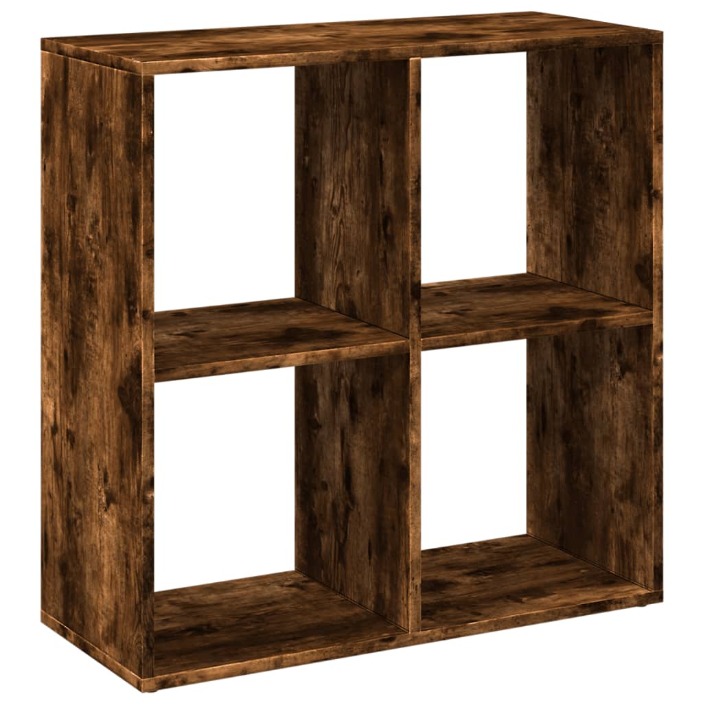 Vidaxl kamerscherm boekenkast 69,5x29x69,5 cm hout gerookt eiken