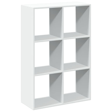 Vidaxl kamerscherm boekenkast 69,5x29x103,5 cm bewerkt hout wit