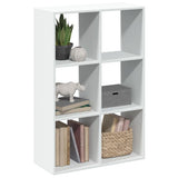 Vidaxl kamerscherm boekenkast 69,5x29x103,5 cm bewerkt hout wit
