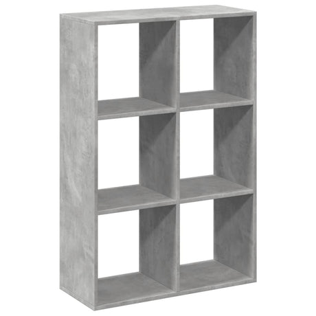Vidaxl kamerscherm boekenkast 69,5x29x103,5 cm hout betongrijs