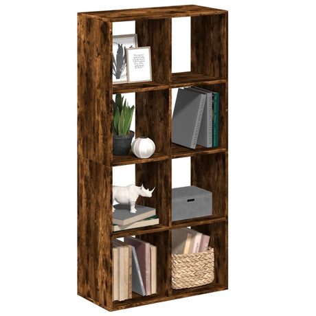 Vidaxl kamerscherm boekenkast 69,5x29x137,5 cm hout gerookt eiken