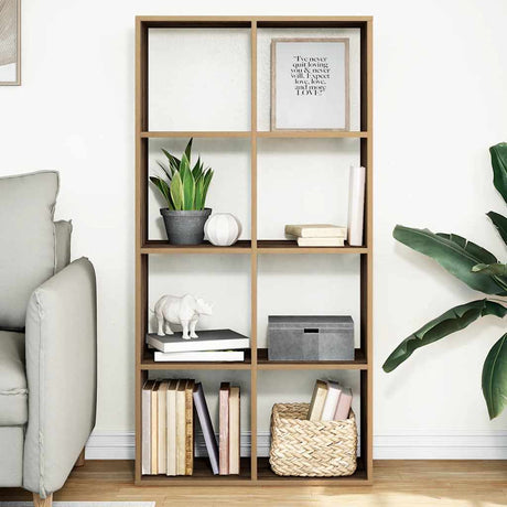 Vidaxl kamerscherm boekenkast 69,5x29x137,5 cm hout artisanaal eiken