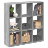 Vidaxl kamerscherm boekenkast 102x29x103,5 cm hout grijs sonoma