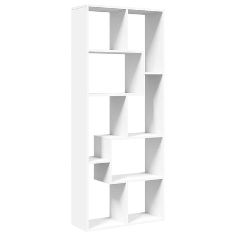 Vidaxl kamerscherm boekenkast 67x25x161,5 cm bewerkt hout wit