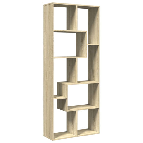 Vidaxl kamerscherm boekenkast 67x25x161,5 cm hout sonoma eikenkleur