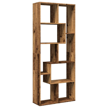 Vidaxl kamerscherm boekenkast 67x25x161,5 cm hout oud houtkleur