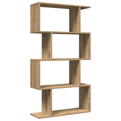 Vidaxl kamerscherm boekenkast 4-laags 70x24x129 cm hout artisanaal