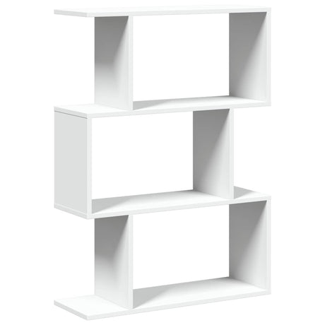 Vidaxl kamerverdeler boekenkast 3-laags wit 70x24x97 cm bewerkt hout