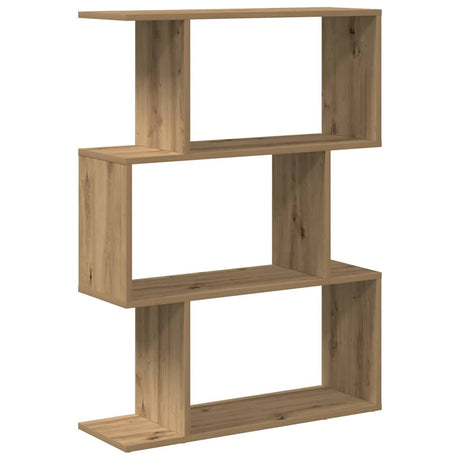 Vidaxl kamerscherm boekenkast 3-laags 70x24x97 cm hout artisanaal
