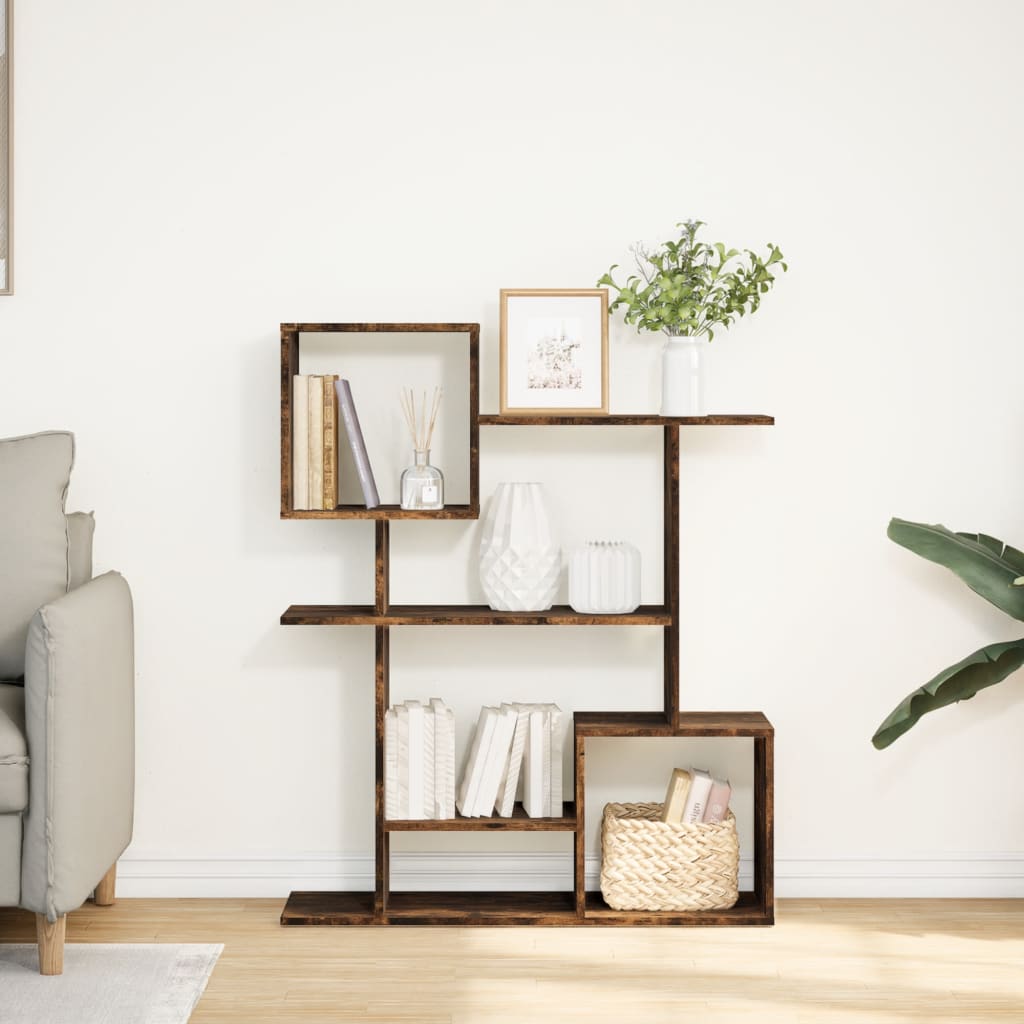 Vidaxl kamerscherm boekenkast 92x29x112 cm hout gerookt eiken