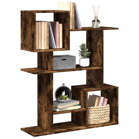 Vidaxl kamerscherm boekenkast 92x29x112 cm hout gerookt eiken