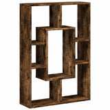 Vidaxl boekenkast 63x20x90 cm bewerkt hout gerookt eikenkleurig