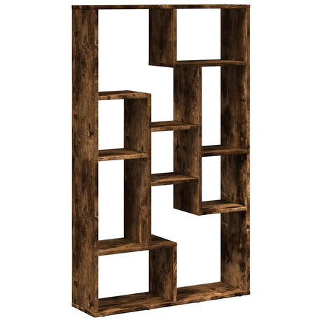 Vidaxl boekenkast 72x20x120,5 cm bewerkt hout gerookt eikenkleurig