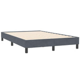 Vidaxl bedframe zonder matras 120x210 cm fluweel donkergrijs
