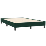 Vidaxl bedframe zonder matras 120x210 cm fluweel donkergroen