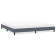 Vidaxl bedframe zonder matras 180x210 cm fluweel donkergrijs
