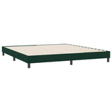 Vidaxl bedframe zonder matras 180x210 cm fluweel donkergroen