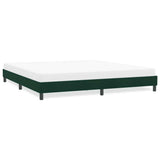 Vidaxl bedframe zonder matras 180x210 cm fluweel donkergroen