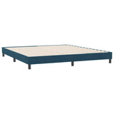 Vidaxl bedframe zonder matras 180x210 cm fluweel donkerblauw