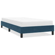 Vidaxl bedframe zonder matras 80x220 cm fluweel donkerblauw