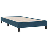 Vidaxl bedframe zonder matras 90x220 cm fluweel donkerblauw