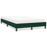 Vidaxl bedframe zonder matras 120x220 cm fluweel donkergroen