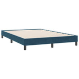 Vidaxl bedframe zonder matras 160x220 cm fluweel donkerblauw