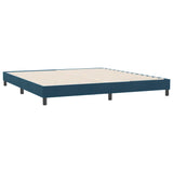 Vidaxl bedframe zonder matras 180x220 cm fluweel donkerblauw
