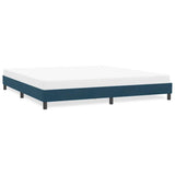 Vidaxl bedframe zonder matras 180x220 cm fluweel donkerblauw