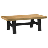 Vidaxl salontafel noain a-vormige poten 120x60x40 cm massief hout
