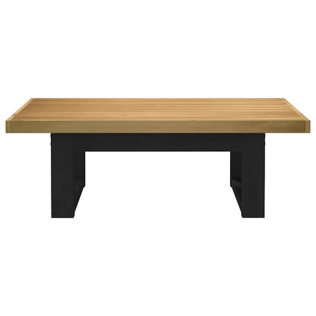 Vidaxl salontafel noain u-vormige poten 120x60x40 cm massief hout