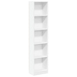 Vidaxl boekenkast 40x24x176 cm bewerkt hout wit