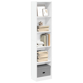 Vidaxl boekenkast 40x24x176 cm bewerkt hout wit