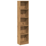 Vidaxl boekenkast artisian oak 40x24x176 cm bewerkt hout