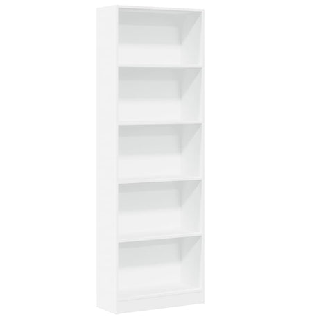 Vidaxl boekenkast wit 60x24x176 cm bewerkt hout