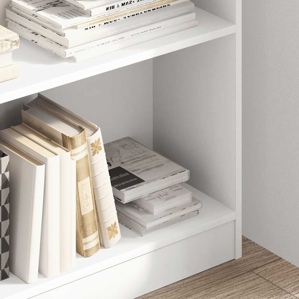 Vidaxl boekenkast 80x24x109 cm bewerkt hout wit