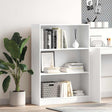 Vidaxl boekenkast 80x24x109 cm bewerkt hout wit