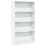 Vidaxl boekenkast 80x24x143 cm bewerkt hout wit