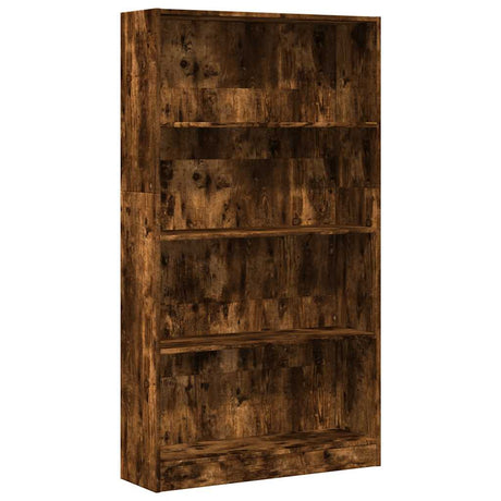 Vidaxl boekenkast 80x24x143 cm bewerkt hout gerookt eikenkleurig