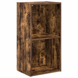Vidaxl boekenkast 40x30x77 cm bewerkt hout gerookt eikenkleurig