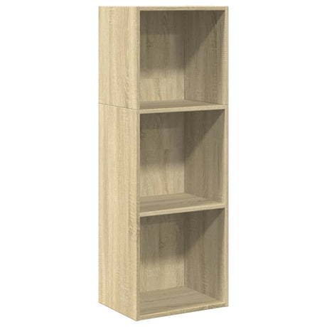Vidaxl boekenkast 40x30x114 cm bewerkt hout sonoma eikenkleurig