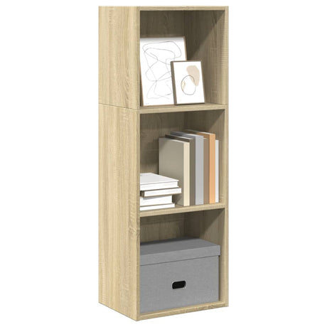 Vidaxl boekenkast 40x30x114 cm bewerkt hout sonoma eikenkleurig