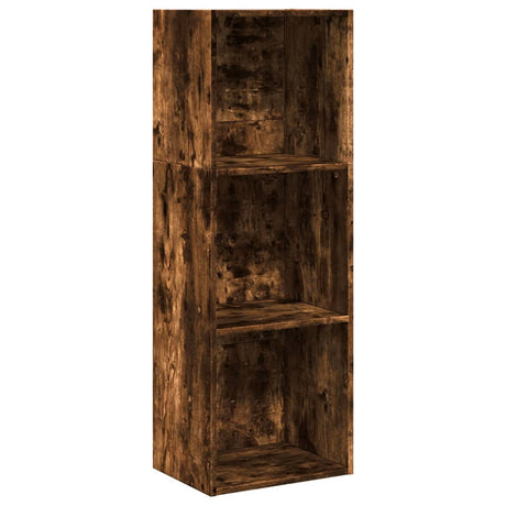 Vidaxl boekenkast 40x30x114 cm bewerkt hout gerookt eikenkleurig