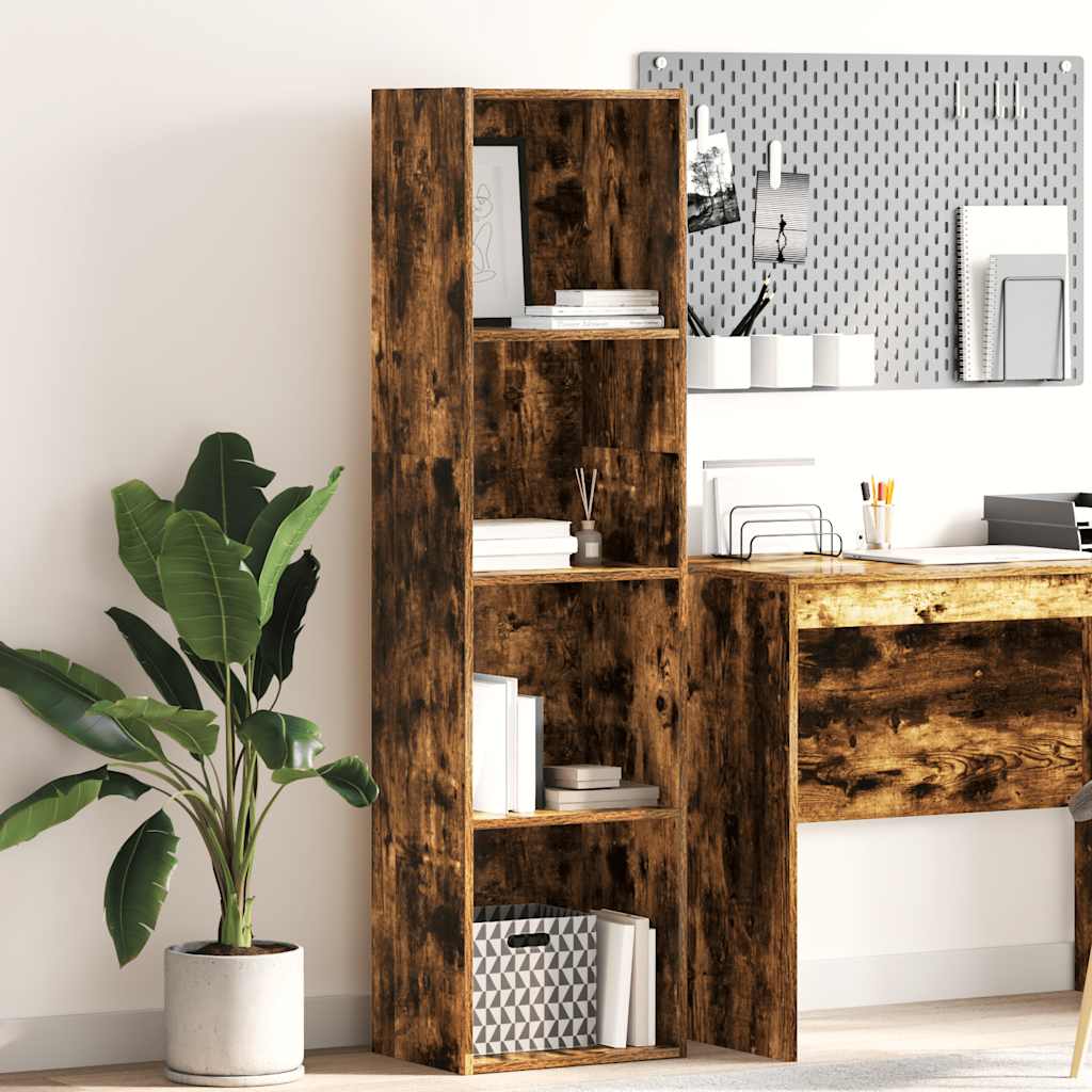 Vidaxl boekenkast 40x30x152 cm bewerkt hout gerookt eikenkleurig