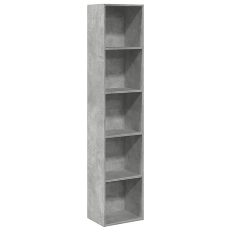 Vidaxl boekenkast 40x30x189 cm bewerkt hout betongrijs