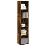 Vidaxl boekenkast 40x30x189 cm bewerkt hout gerookt eikenkleurig