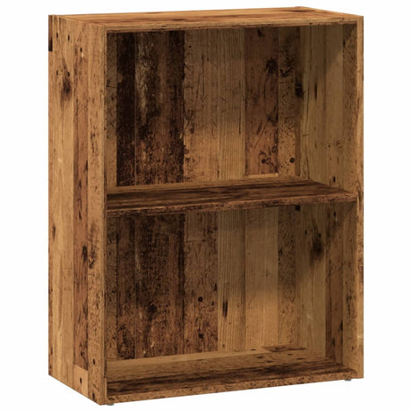 Vidaxl boekenkast 60x30x77 cm bewerkt hout oud houtkleurig
